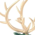 thumbnail image 6 of MONIPA Deer Figurine Home Decor Set of 2, Resin Holiday Deer Tabletop Holiday Figurine Christmas Decorative Gifts for Family Friends and Colleagues(Green), 6 of 9