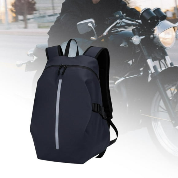 Mochila para casco de motocicleta perfecl ligera con tiras reflectantes Negro 38 x 20 x 50 cm