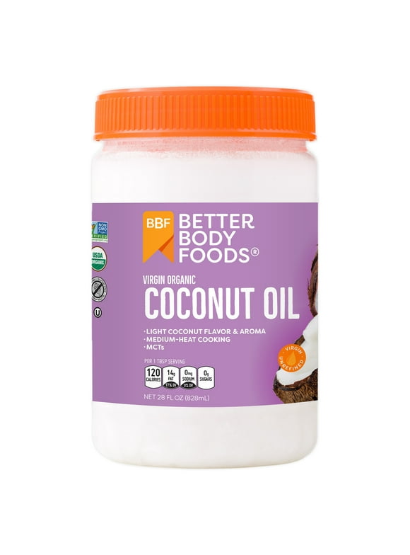 Betterbody Foods Virgin Organic Coconut Oil, 28 fl oz