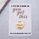 thumbnail image 5 of Tarjeta de felicitación MIXJOY You Got This Pocket Hug Token Gold, 5 of 7