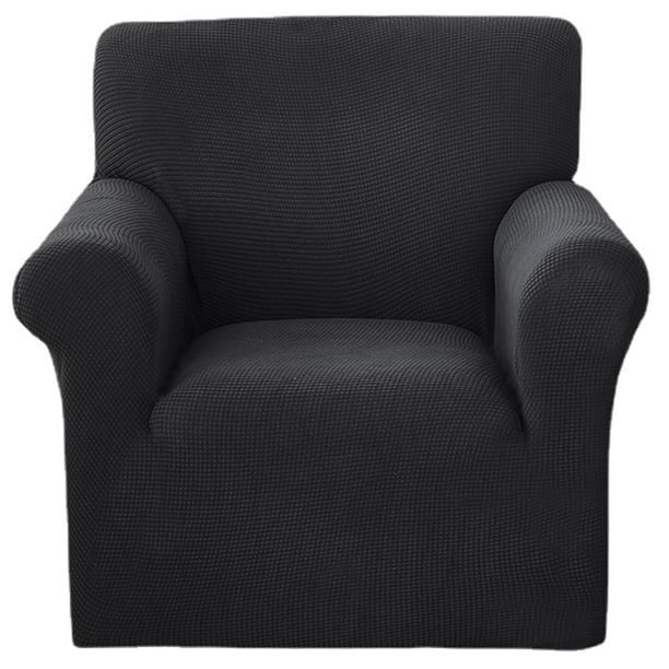 Protector de sofá, funda de tela de licra de alta calidad, fácil de instalar, anclajes de espuma antideslizantes para que permanezcan en su lugar, esquinas elásticas, protector de muebles lavable a