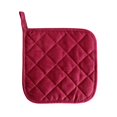 thumbnail image 2 of YaoZQ Red Kitchen Trivets Square Cotton Pot Holders Heat Resistant Hot Dish Mats for Elegant Dining Table Setting 7.1 inch, 2 of 5