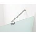 thumbnail image 4 of Aston SEN961F-CH-38-10 72 x 38 x 38 in. Merrick GS Frameless Neo-Angle Shower Enclosure with Frosted Glass & Glass Shelves, Chrome, 4 of 7