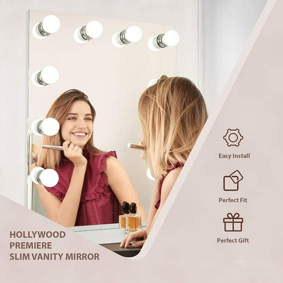 Hollywood Mirror Front Makeup Mirror Lamp
