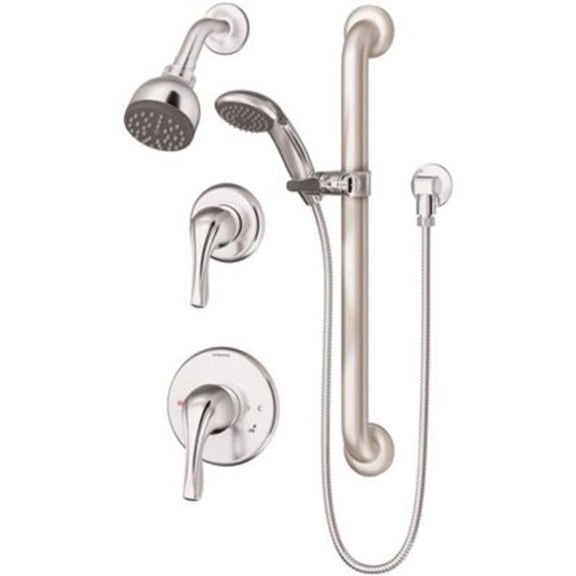 1.5 gpm Double Lever Handle Pressure Balance Shower Trim