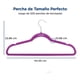 thumbnail image 2 of Ganchos de Terciopelo Premium Serenelife, Ahorradores de Espacio, Resistentes, con Gancho Metálico Giratorio de 360°, para Trajes, Pantalones y Vestidos, Morado, Pack 200, 2 of 7