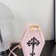 thumbnail image 4 of Bolsa cruzado gótico con forma de ataúd, hombro de PU, de mano para fiesta temática de Halloween (rosa) Ndcxsfigh Para Estrenar, 4 of 9