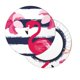 thumbnail image 2 of Balery Pink Flamingos Fundas de asiento para taburete de bar redondo de tela de terciopelo ajustables que protegen de arañazos y manchas para sillas de 14 a 17 pulgadas.-13 inch, 2 of 7