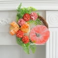 thumbnail image 6 of Fall and Pumpkin Wreath, Autumn Year Round Wreaths for Front Door, Artificial Fall Wreath, Autumn Front Door Wreath Thanksgiving Wreath for Home Farmhouse Home Wall Window Festival, 6 of 6