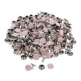 thumbnail image 1 of Rongfmy 100pcs Double Sided Snap Button Leather Craft Garment Accessories 8mm Pink, 1 of 7