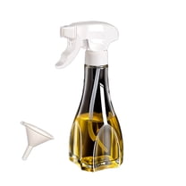 Btomtd Press-type Oil Spray Bottle Kitchen Supplies Household Glass Oil Pot Barbecue Double Purpose Baking Oil Spray Bottle