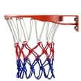 thumbnail image 1 of Red de aro de baloncesto impermeable tricolor estándar 2 uds para deportes al aire libre, 1 of 4