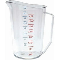 Liquid Measuring Cup, 4 Qt., Clear