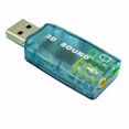 thumbnail image 1 of YOPTOP USB Audio Adapter 3D Sound card 5.1 USB 3.5mm mic headphone Headset Jack Stereo, 1 of 5