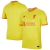 Men's Nike Yellow Liverpool 2021/22 Third Breathe Stadium Jersey