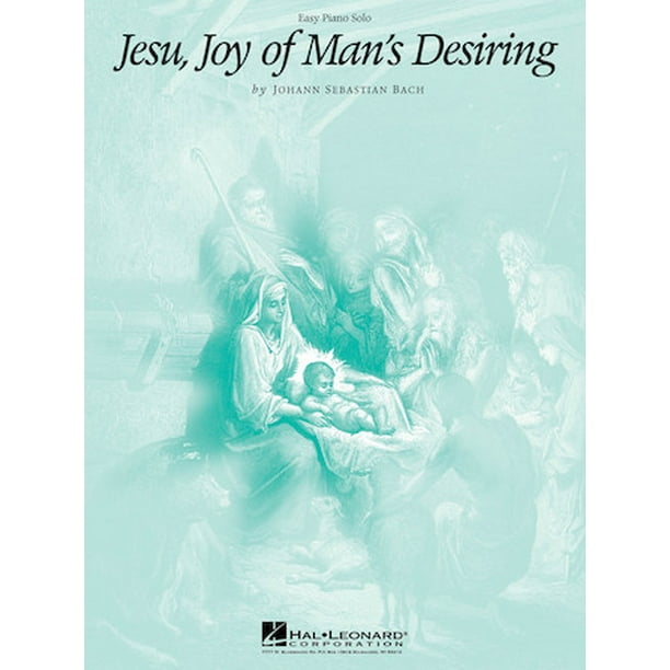 Jesu Joy Of Man S Desiring Easy Piano Solo Sheet Music Songbook Walmart Com Walmart Com