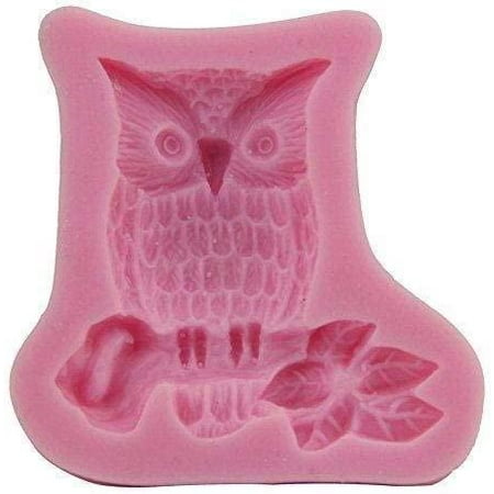 

Owl on Branch Symbol Wisdom Silicone Cake Mold Styling Fondant Cake Decorating Tools DIY Baking Tray Chocolate Mould