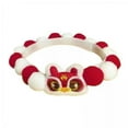thumbnail image 1 of 6x Bolas De Felpa Collar Para Cachorros Collares Para Mascotas Para Perros Pequeños Medianos Regalos De Año Nuevo, 1 of 8