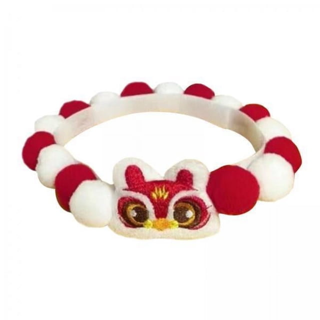 6x Bolas De Felpa Collar Para Cachorros Collares Para Mascotas Para Perros Pequeños Medianos Regalos De Año Nuevo