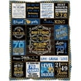 thumbnail image 1 of LHSHID 100th Birthday Gifts for Women 100th Birthday Blanket 100 Year Old Birthday Gifts for Granma Mom Wife Sister Birthday Gifts for Women Happy 100th Birthday Party Decorations 50x60in, 1 of 6