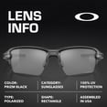 thumbnail image 4 of Oakley OO9188 Flak 2.0 XL Rectangle Shaped Polarized Sunglasses for Men - Includes Official Eyewear Kit - Matte Black Frame with Prizm Black Lens, 4 of 7