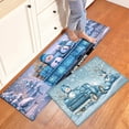 thumbnail image 5 of YIMEIS Snowman truck present Kitchen Decor Set of 3 Christmas Fall Kitchen Rugs, Xmas Decorative Farmhouse Floor Mats for Home Kitchen Dining Room Decorations - 16''*24'' and 20''*30'' and 17''*47'', 5 of 10
