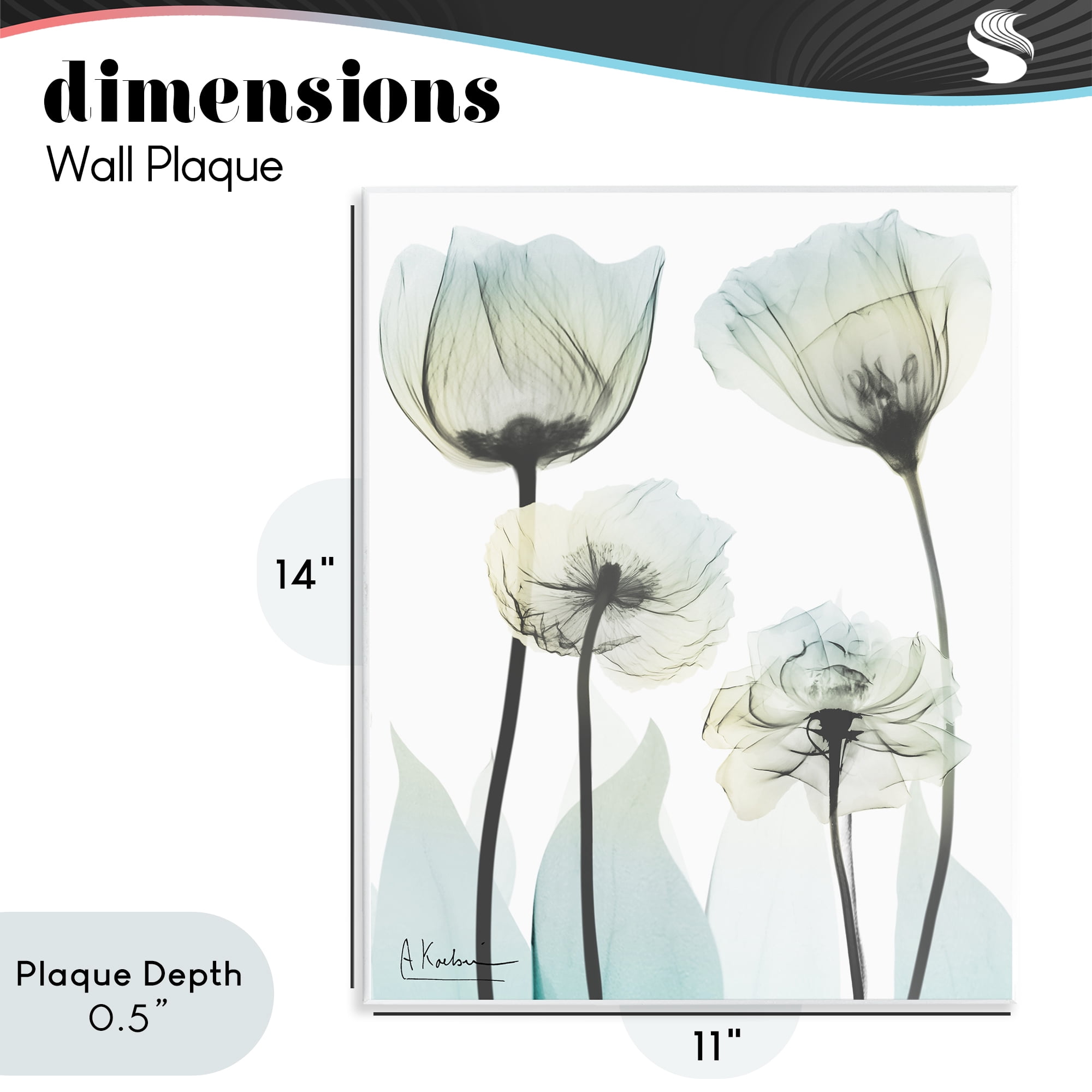 Stupell Industries Floral Luxury Of Creation Wall Plaque Art, design by Albert Koetsier