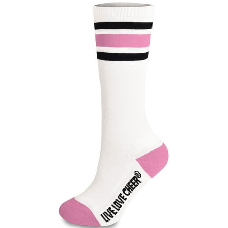 

Knee High Striped Sock Pink Youth