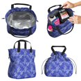 thumbnail image 2 of Pioneer Flower Floral Print Pattern Drawstring Lunch Bag Women - Drawstring Lunch Bag Insulated for Work Office - Stain-Resistant Large Lunchbags for Women with Multi-Pockets, 2 of 6