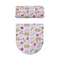 thumbnail image 5 of FORUDESIGNS School Bus Apple Pencil Pattern Toilet Lid Cover Set of 2, Comfortable Bathroom Toilet Protector, Machine Washable Seat Covers Fits Most Size Toilet Lids, Gifts for Family, 5 of 8
