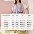 thumbnail image 3 of Ashirexll Girls Summer Dress, Girls Dresses Size 10-12, Teen and Children Short Sleeve Round Neck Sleep Dress Summer Casual Dresses for Home Ruffle Dress, 3 of 7