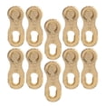 thumbnail image 1 of Eslabones universales Cola piezas de reparación de conector de bicicleta Clip rápido reutilizable Oro 12 velocidades, 1 of 7
