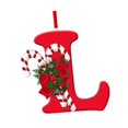 thumbnail image 3 of Adorno navideño con letras, decoración navideña, colgante con abalorios para bricolaje, decoración para de Navidad, corona de celebración, L, 3 of 8
