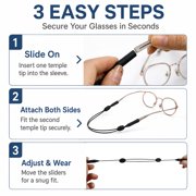 Eye Glasses Strap Eye-wear Retainer Glasses Holder Straps Adjustable Sun Glass Strap Anti-slip Glasses Straps Unisex Safety Glass Holder