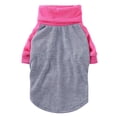 thumbnail image 4 of OutmaxHome Dog Costumes Four-Legged Clothes Turtleneck Color Stripes Shirt Soft Puppy Pajamas Spring Summer Pet Blouse, 4 of 7