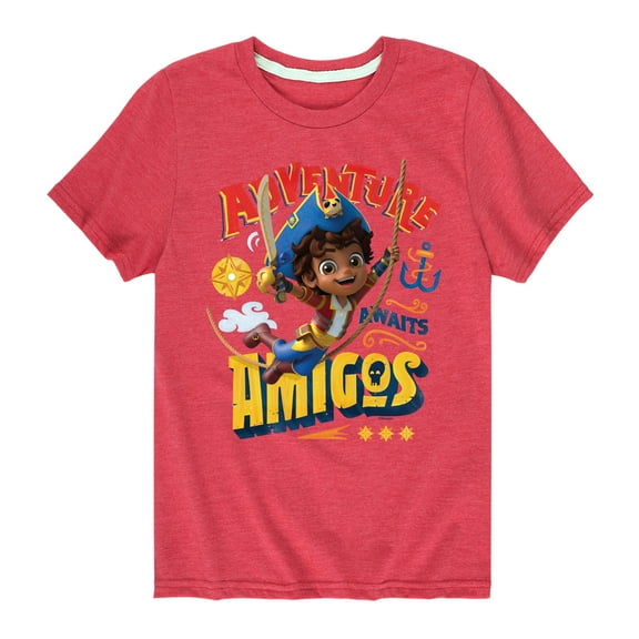 Santiago of The Sea - Adventure Awaits Amigos - Toddler And Youth Short Sleeve Graphic T-Shirt