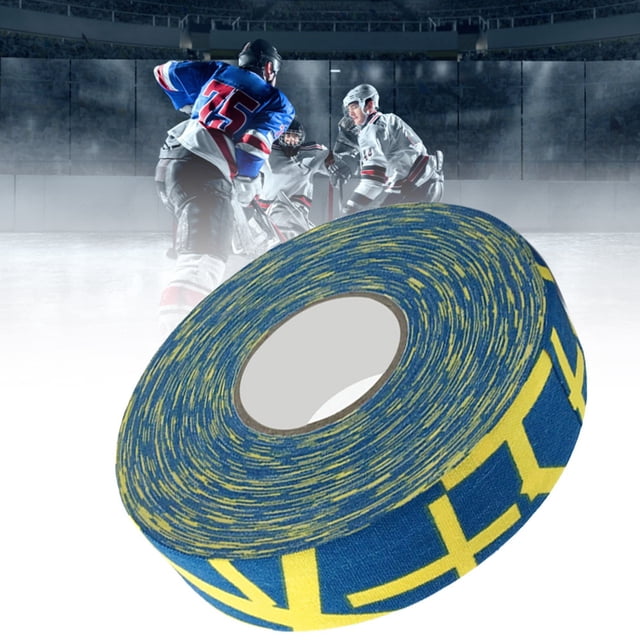 Hockey Protective Tape Badminton Pole Tape Hockey Stick Tape Wear Anti Skid Strong Adhesion for Hockey Badminton Racket and Pole Protection 2.5cm X 25m Red Maple Leaf & Stripes