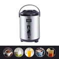 thumbnail image 2 of Insulated Beverage Dispenser with Spigot,2.1 gal Food Grade Stainless Steel Round Insulated Thermal Hot and Cold Beverage Coffee Dispenser Silver, 2 of 8