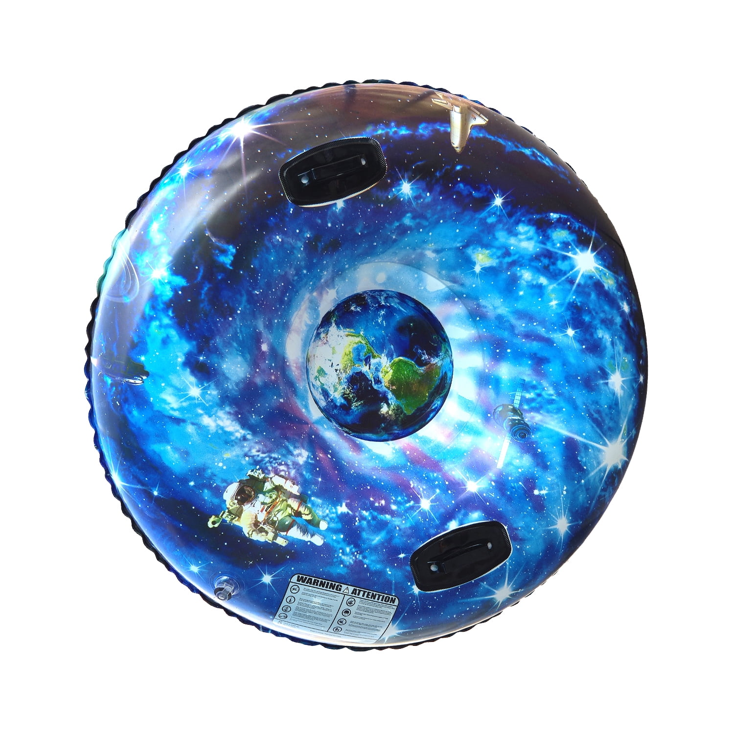 Carevas Snow Tube 47 Inch Snow Sled for and Adults Inflatable Snow Tube