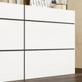thumbnail image 4 of KULAGAGA Reception Desk with Shelves, Modern Front Counter Table Checkout Retail Counter for Reception Room Lobby Shop, 4 of 8