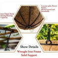 thumbnail image 3 of Metal Hanging Basket For Plants Flower Garden Pot Planters 8/10 Inch  Wire Plant Holder Pots For Home Balcony Decoration, 3 of 5