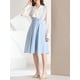 thumbnail image 5 of FALDA SUSPENDIDA CUTE PARA MUJERES, CORSÉ DE CINTURA ALTA, FALDA CORTA EN MINI SKIRT L AZUL CLARO, 5 of 7