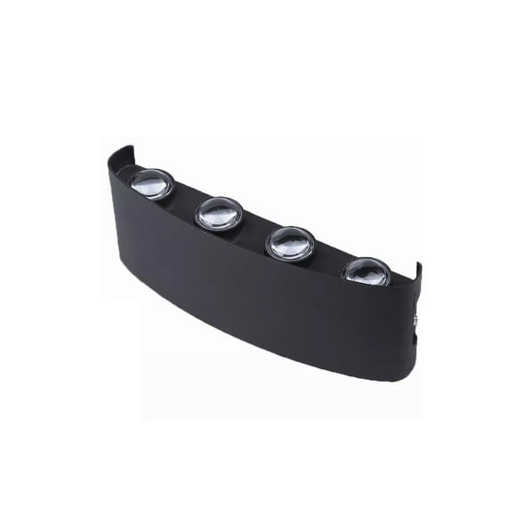 Lámpara De Pared Moderna Belug LED 8w Negra 4000 k