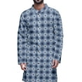 thumbnail image 2 of Atasi Party Wear Kurta Set For Men Mandarin Collar Ethnic Printed Kurta Pajama, 2 of 2