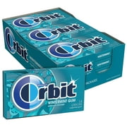 Orbit Wintermint Sugar Free Chewing Gum Bulk - 14 Ct (12 Pack)