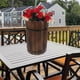 thumbnail image 5 of Handmade Wooden Flower Bucket for Storage Use 1Pcs Retro Coffee Flower Kettle, 5 of 5