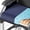 Navy, variant on Vcomsoft Gel-Infused Seat Cushions 3-Layer Breathable Seat pad 4'' Thick with Handle for Wheelchair, Office Chair,Gaming Chair & Car Seat –Cooling Support Coccyx& Sciatica Relief( Grey)