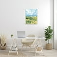 thumbnail image 2 of Stupell Coastal Grassy Dunes Landscape Landscape Painting White Framed Art Print Wall Art, 2 of 7