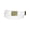 White, variant on CTM® Cotton Adjustable Belt with Brass Buckle