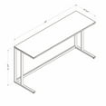 thumbnail image 4 of South Shore City Life Long Desk Computer Desk Black, 4 of 10